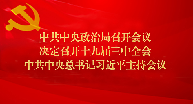 中共中央政治局召开会议 决定召开十九届三中全会 中共中央总书记习近平主持会议