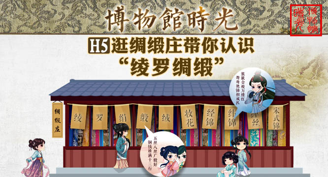 【博物馆时光】逛绸缎庄 带您认识＂绫罗绸缎＂