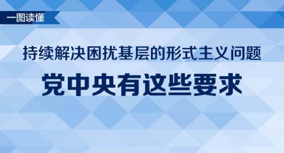 一图读懂 | 持续解决困扰基层的形式主义 党中央有这些要求