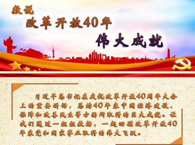 【数说】改革开放40年伟大成就