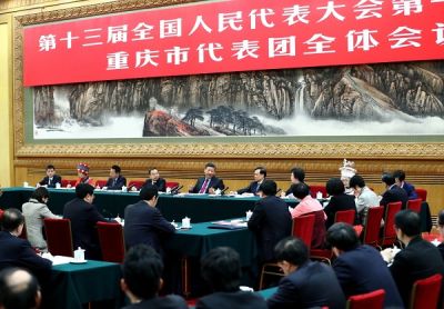 习近平李克强栗战书赵乐际参加全国人大会议一些代表团审议