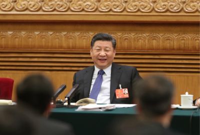 习近平李克强栗战书汪洋王沪宁赵乐际韩正分别参加全国人大会议一些代表团审议