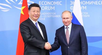 习近平同俄罗斯总统普京会谈