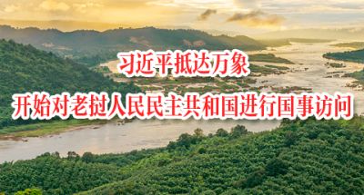 习近平抵达万象开始对老挝人民民主共和国进行国事访问