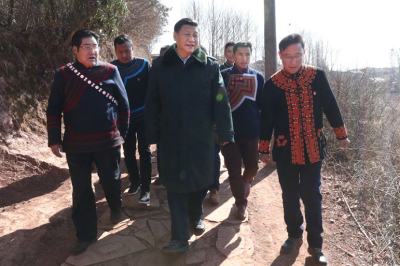 习近平给大凉山村民支招致富路